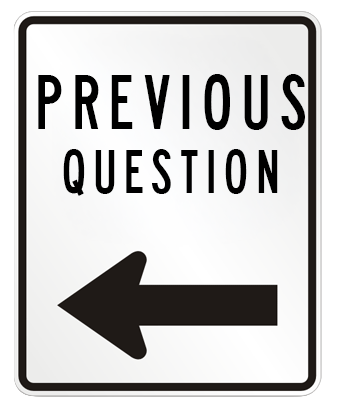 Previous question